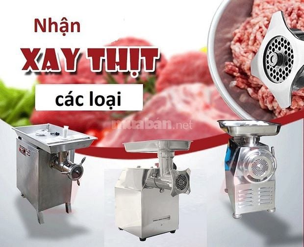 Có nhận xay thịt bằm nhuyễn nhiều loại, nhận đóng gói bao ni lông
