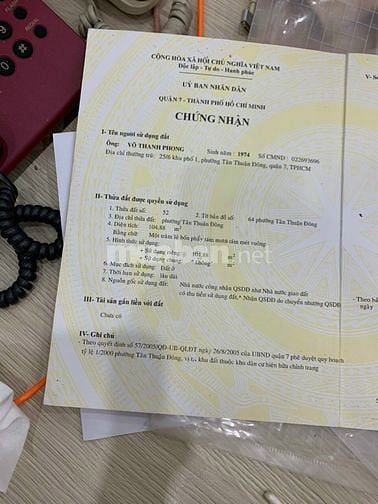 Cần bán lô đất HXH đường Võ Thị Nhờ
