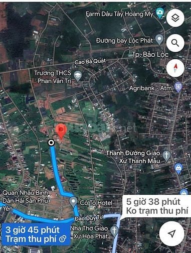 Bán lô đất trung tâm tp bảo lộc