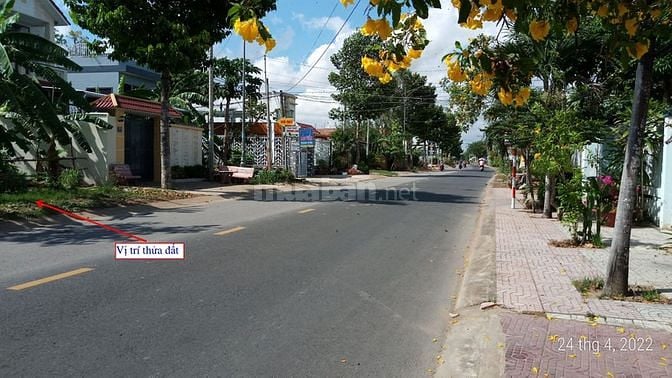 Bán đất 2 mặt tiền, số 129 Mậu Thân; K.3, P.6, TP Trà Vinh = 3,4 Tỷ