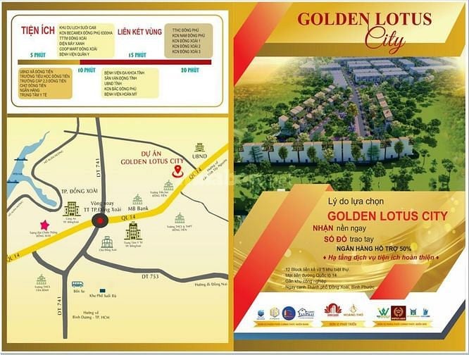 Đất thổ cư shr mặt tiền QL14 Đồng Xoài