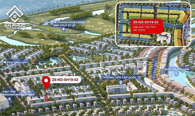 Vốn đầu tư ban đầu chỉ 6 tỷ sở hữu căn shophoue dự án Đồi Rồng Đồ Sơn