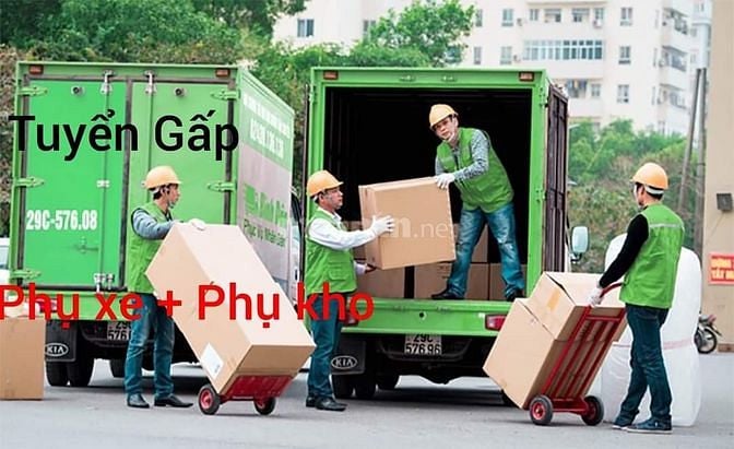CẦN Tuyển Lao Động ==> Lơ xe tải + Phụ kho bốc xếp và tài xế