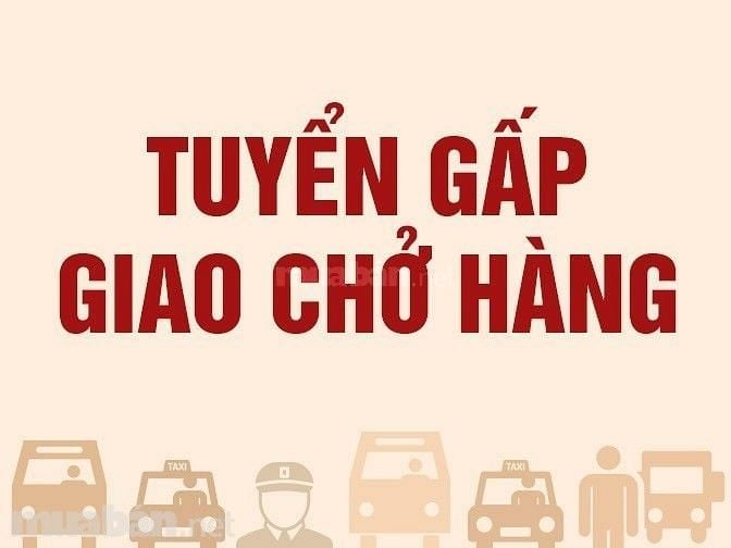 cần tuyển 03 nam giao hàng bằng xe máy,