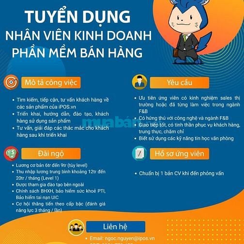 CÔNG TY CỔ PHẦN IPOS.VN TUYỀN DỤNG