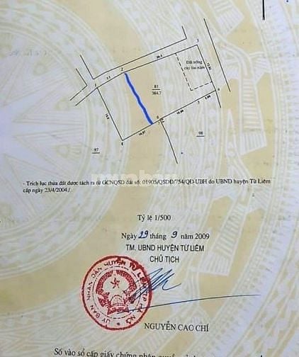 MẢNH ĐẤT SIÊU HIẾM SÓT LẠI 130m2 MẶT TIỀN 9m giá 75tr/m2