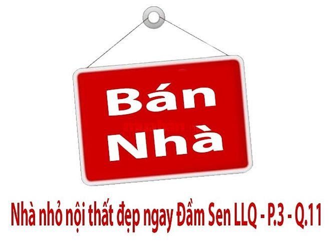 Bán nhà nhỏ nội thất đẹp ngay Đầm Sen - Lạc Long Quân - P.3 - Q.11