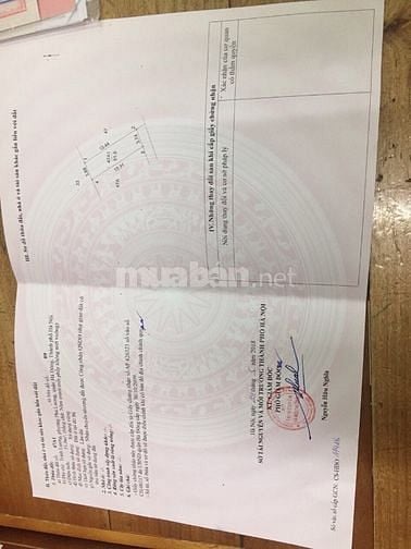 Bán Đất Trinh Lương, Phú Lương, Hà Đông –51 m2, mặt tiền 3m7giá 1 tỷ 7
