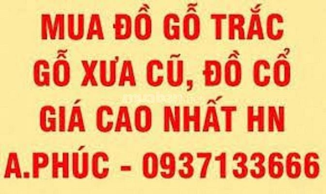 Chuyên thu mua đồ gỗ cũ các loại, giá tốt