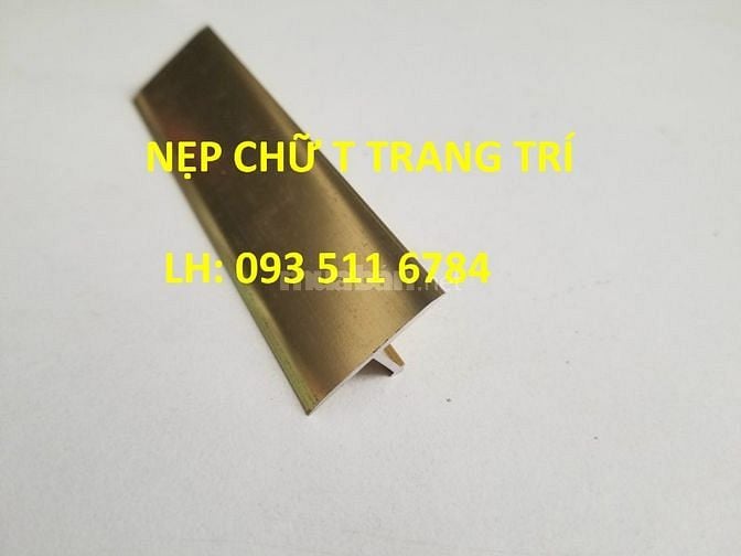 Nẹp T25 nhôm nối sàn - Nẹp T Inox màu trang trí