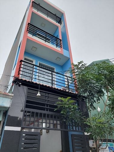 Nhà 4 Tầng Chủ Xây Dựng Tâm Huyết - HXH Thông Nhiều Đường - 4x18.5m