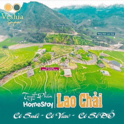 🌿🌺Chuyển nhượng 680m2 có bìa thổ cư ở Lao Chải - Sapa