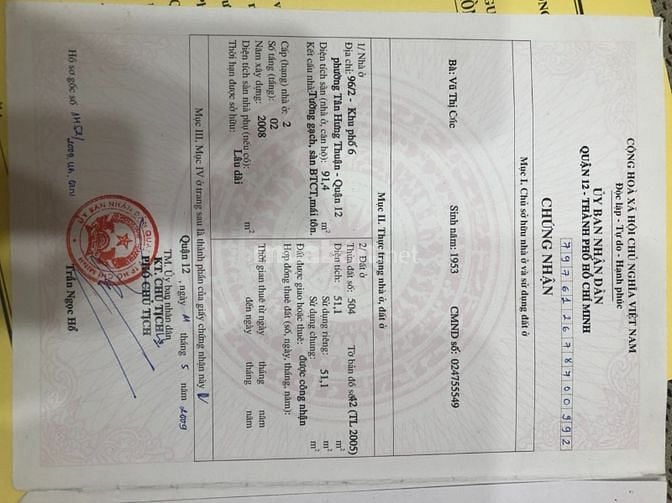 Cần bán nhà gấp nhà quận 12, 5.7 tỷ thương lượng mạnh trong tháng