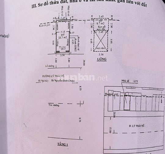 Mặt tiền Lý Thái Tổ, phường 1, Q3