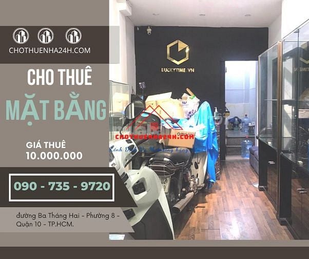 Cho Thuê Mặt Bằng Kinh Doanh 24m2 Trung tâm đường 3/2, P.8, Quận 10