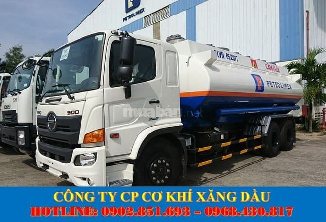 Xe bồn Hino 20 khối chở xăng dầu giá tốt giao ngay