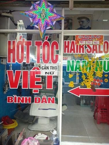 Hớt tóc Việt cần thợ nữ, tay nghề giỏi, làm việc lâu năm