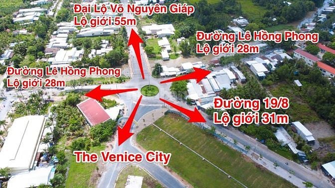 Dự án The Venice City ( đất nền - thổ cư - sổ sẵn )