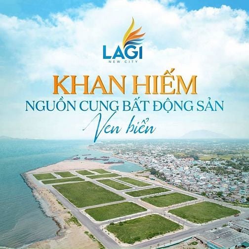 Khu đô thị biển Lagi New City - Bình Thuận. Giá: 2.4 tỷ/nền (đã VAT)