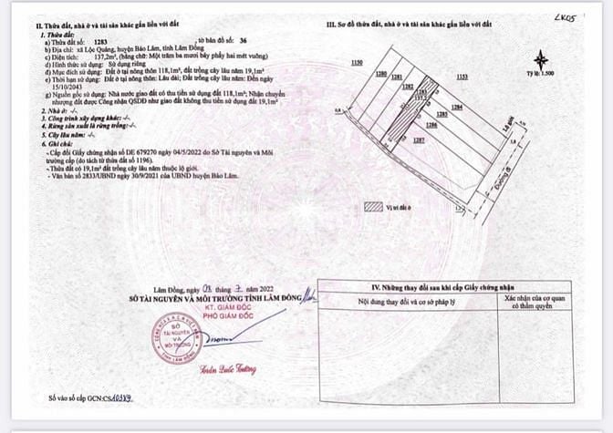 Bán Đất Ngay Chợ 10*50m, 100m2 thổ, cách Cao tốc Tân Phú BL 2,5km.