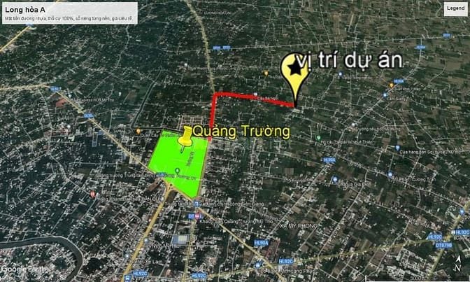 Bán đất tại Long Hòa A, Xã Đạo Thạnh, gần KĐT Đông Bắc 192ha giá 790tr
