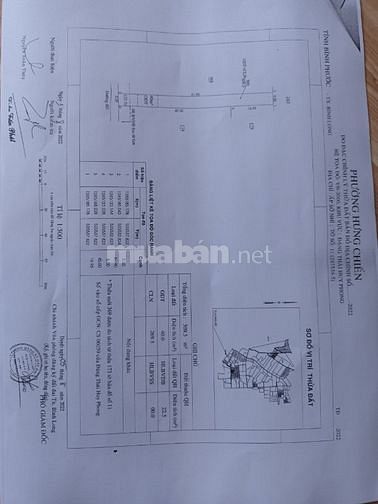 Cần bán 300m2 đất Phường Hưng Chiến, Thị Xã Bình Long - Giá chỉ 550tr