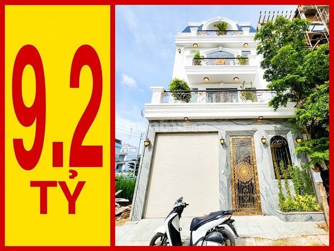 🅿️ BIỆT THỰ CỔ ĐIỂN FULL NỘI THẤT 🅿️ ĐƯỜNG XE HƠI 3 TẦNG 4PN 6.8X12M