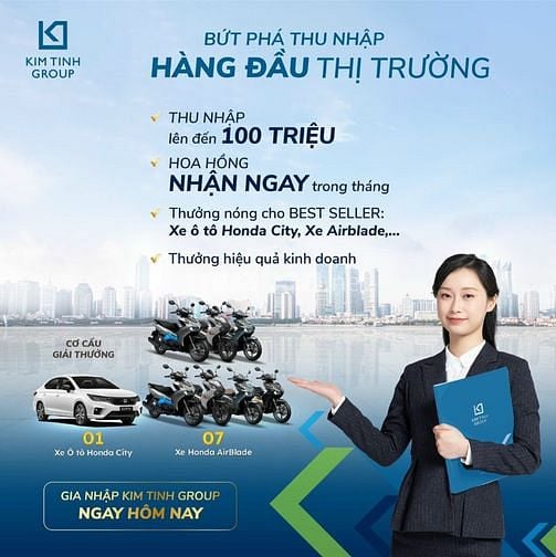 Công ty BĐS KIM TINH GROUP cần tuyển 5 TPKD và 20 NVKD