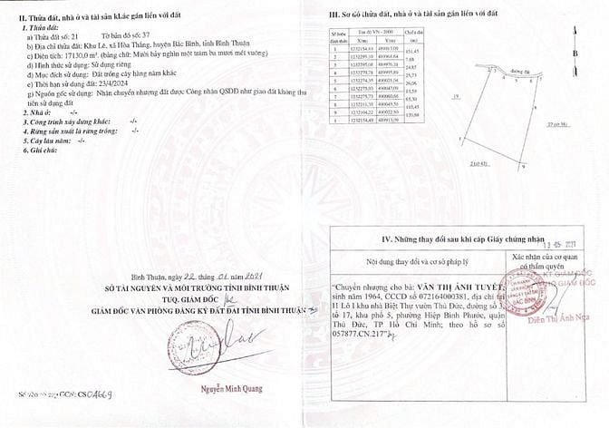 ĐẤT HÒA THẮNG, NGAY BÀU TRẮNG - CÓ SỔ SẲN - GIÁ CHỈ 195 NGHÌN/M2 