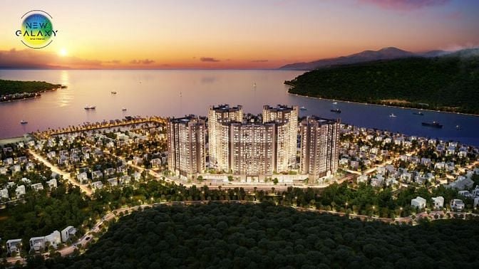 Bán căn 1PN view biển New Galaxy Nha Trang, tầng cao đẹp ck còn 1ty6 