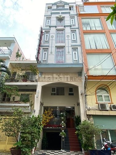 Khách Sạn 196 triệu MT  K300  ( 5,2m dài 21m) XD 1 Hầm 7 Tầng 25,5 tỷ