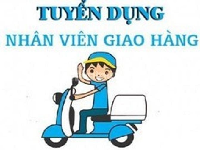 Tuyển 2 nam nhân viên giao hàng giờ hành chính 