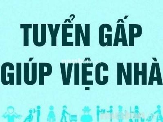 Cần tuyển 1 nữ giúp việc nhà, biết nấu ăn, làm ở lại, lương cao