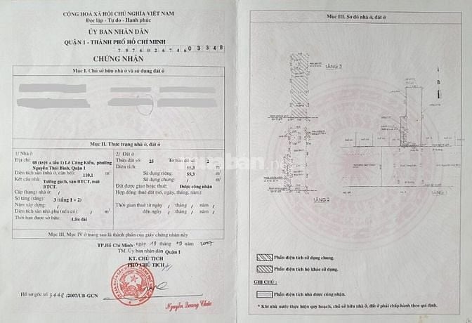 Bán nhà mặt tiền đường Lê Công Kiều, Phường Nguyễn Thái Binh, Quận 1.