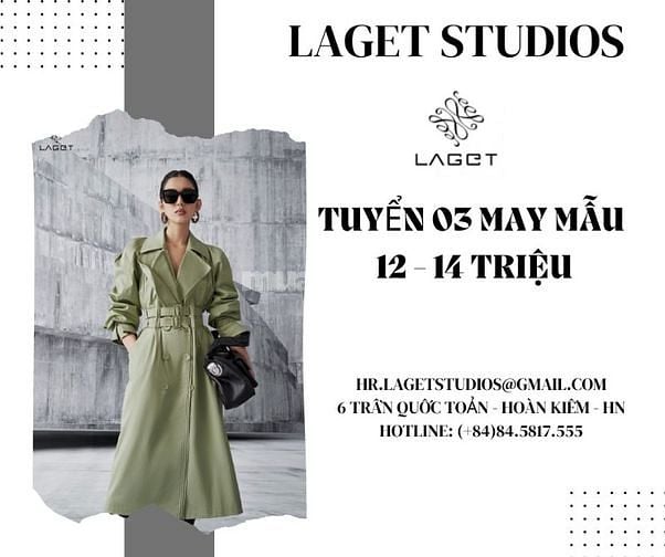 Nhân viên may mẫu thời trang thiết kế