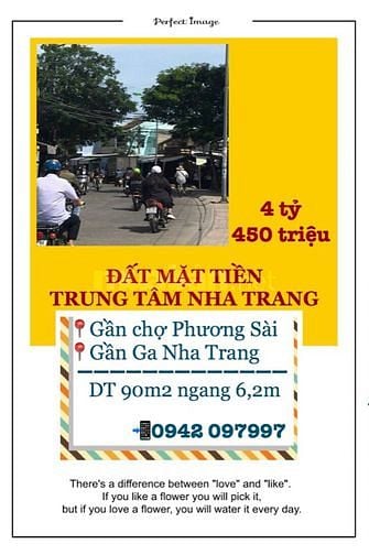 Đất gần Ga Nha Trang, gần chợ Phương Sài