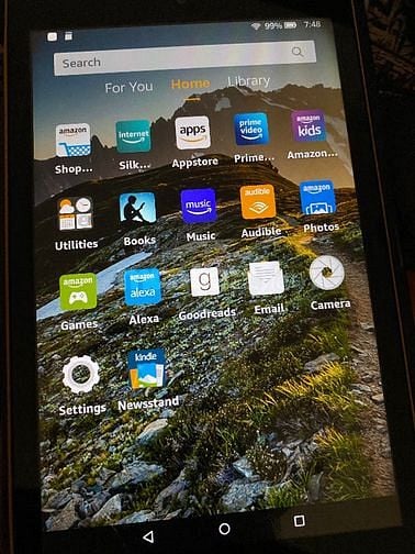 Tablet Amazon Kindle Fire HD8 (7th Gen) cũ