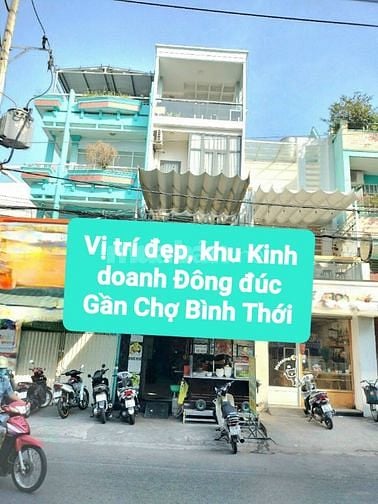 Tôi cần bán nhà MT gần chợ Bình Thới, Khu KD, bán 11 tỷ