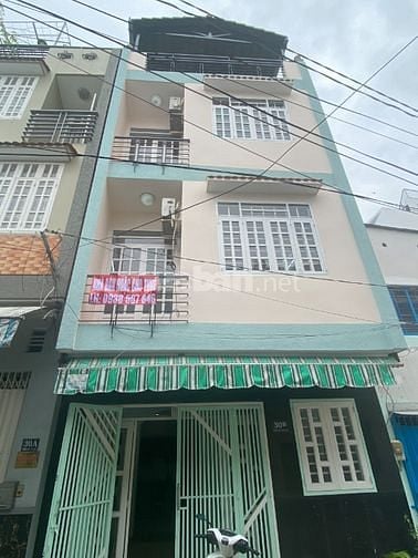 CHO THUÊ NHÀ NGUYÊN CĂN QUẬN 4 KHU TÂN VĨNH, 2 LẦU, ST