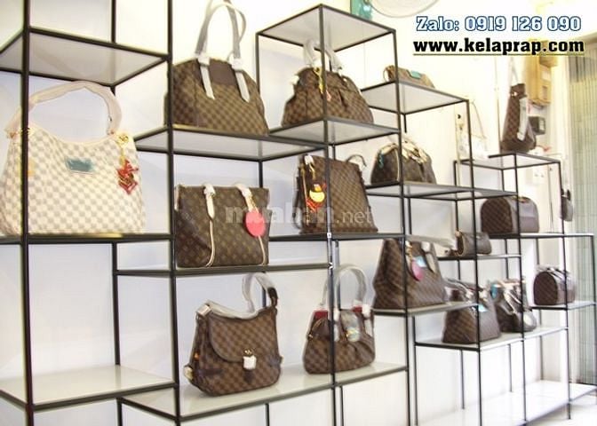 Khung kệ lắp ráp-Giá treo đồ-Kệ hộ chợ-Kệ gốm sứ-Giá hàng mây tre lá
