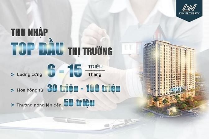 Công Ty Cổ Phần LYN PROPERTY Tuyển Dụng 20 NHÂN VIÊN KINH DOANH BĐS 