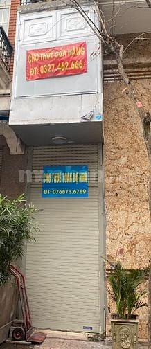 Cho thuê cửa hàng mặt phố Nguyễn Thiệp, tầng 1:25m2+ tầng 2: 18m2