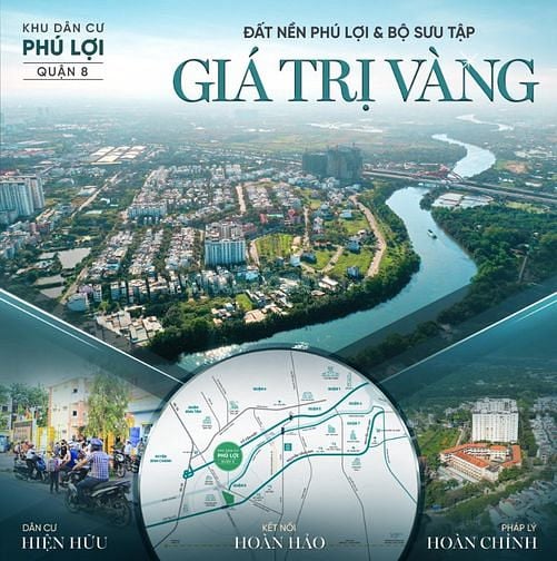 Đất nền sổ sẵn tại Quận 8 - Giá 49tr/m2 - thanh toán tiến độ 8 tháng