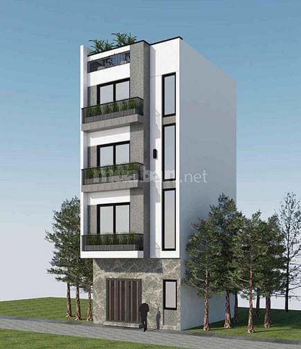 Bán nhà Vạn Kiếp, Hai Bà Trưng, 45m2x4T thoáng 2 mặt, cách phố 30m