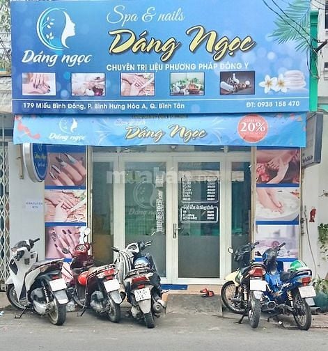Sang nhượng gấp trong tháng Spa Nail decor rất xinh xắn mặt tiền Q.BT 