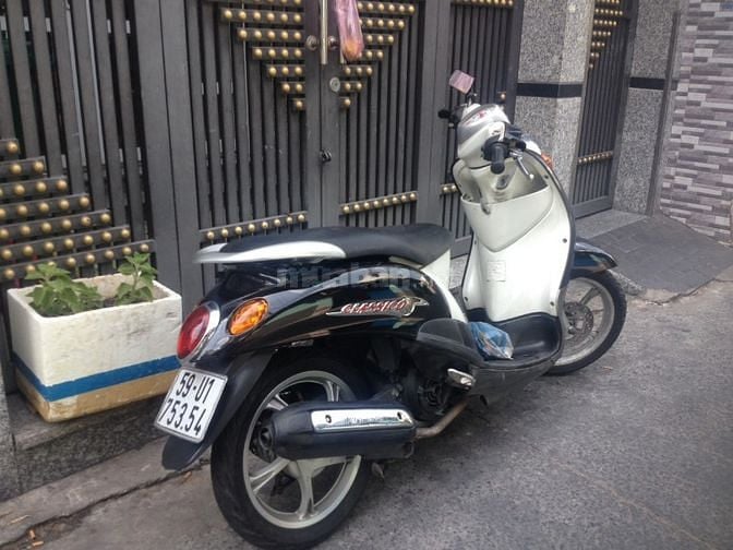 Bán xe Mio Classico màu đen trắng, đời 2007, chưa bung