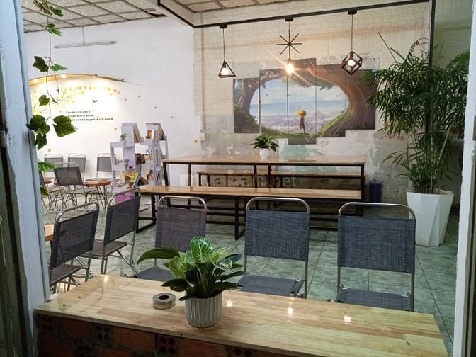 Sang quán Cafe ngang 7m hẻm đông đúc
