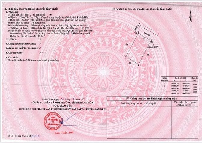 Bán lô đất tại Tân Đức Tây, ngang 10m cách QL1A 30m, giá chỉ 7tr/m2