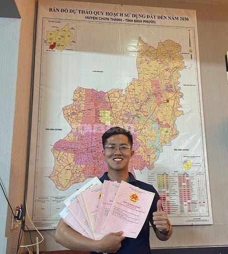✅Đất Thị Xã Chơn Thành - đường nhựa 18 mét - ngay trung tâm sát KCN 