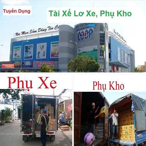 BÀ RỊA Tuyển Tài Xế Lái Xe – Lơ Xe – Phụ Xếp Bánh Kẹo Lương 18tr/ Th